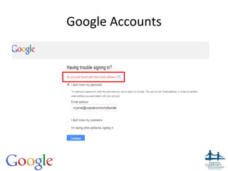 Google Accounts
31
 