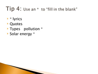    * lyrics
   Quotes
   Types pollution *
   Solar energy *
 