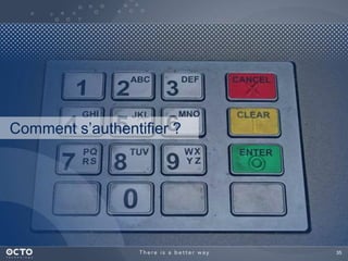 35 
Comment s’authentifier ? 
 