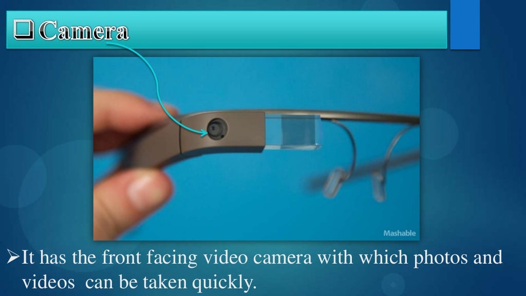 Google glass glasses presentation ppt