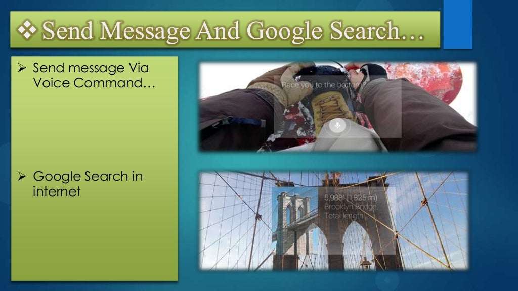 Google glass glasses presentation ppt