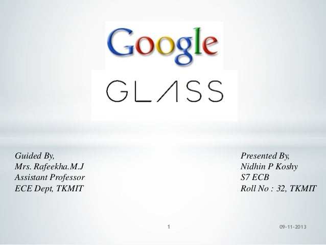 google glass ppt