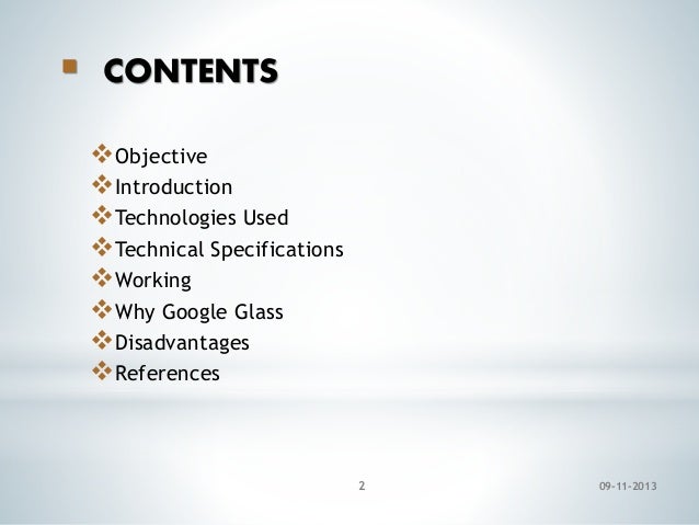 google glass ppt