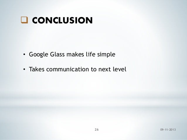 google glass ppt