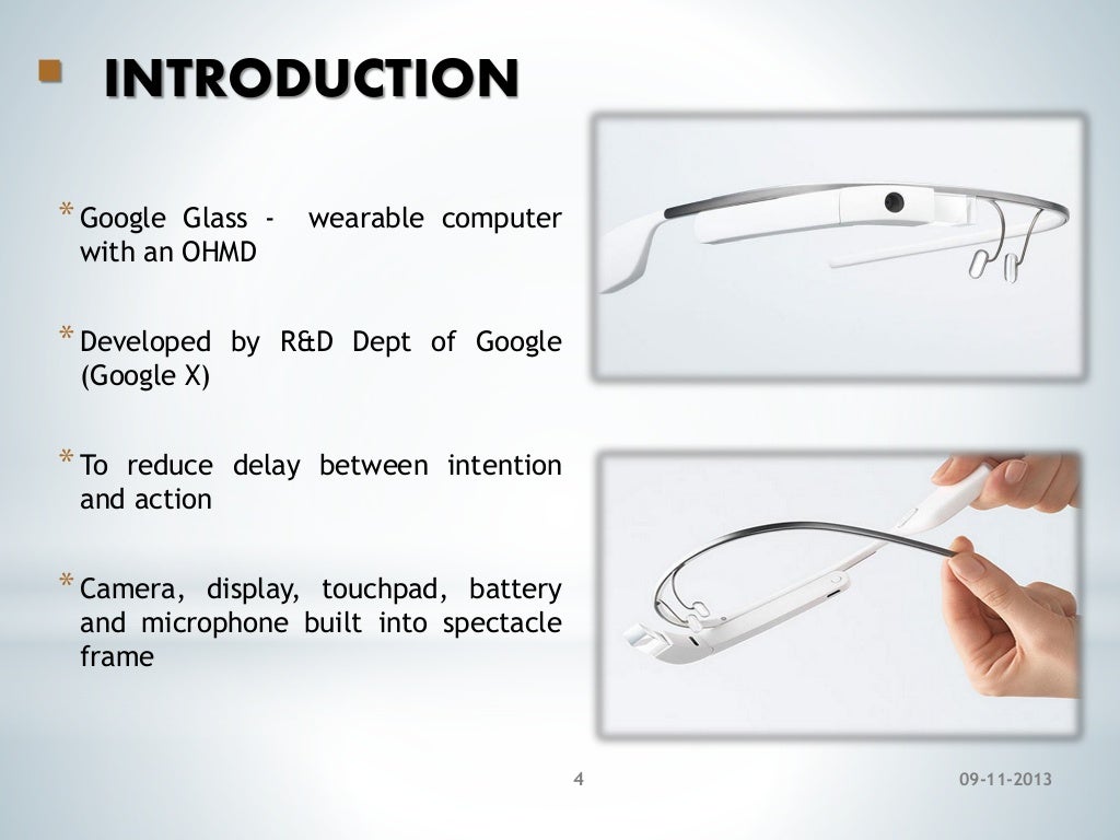 Google glass ppt