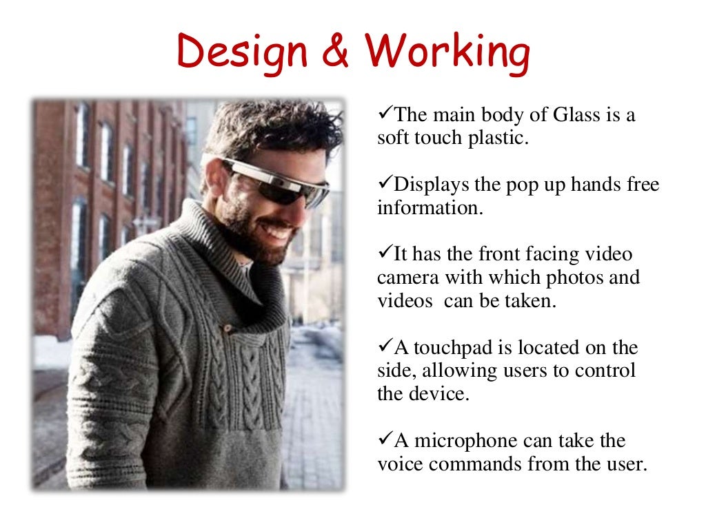 Google glass ppt, research with the help of questionnaire