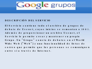 Google groups