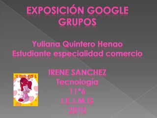Google grupos