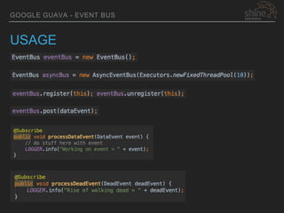 Google guava APIs | PPTX