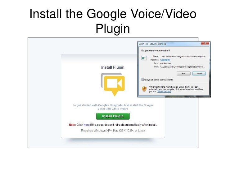 google hangouts plugin