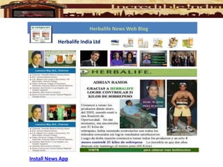 Google-App
Herbalife India Ltd
Install News App
Herbalife News Web Blog
 