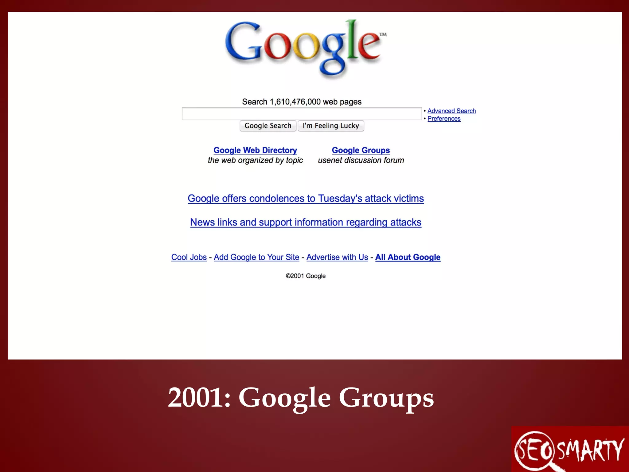 2001: Google Groups
 