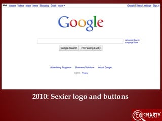 2010: Sexier logo and buttons
 