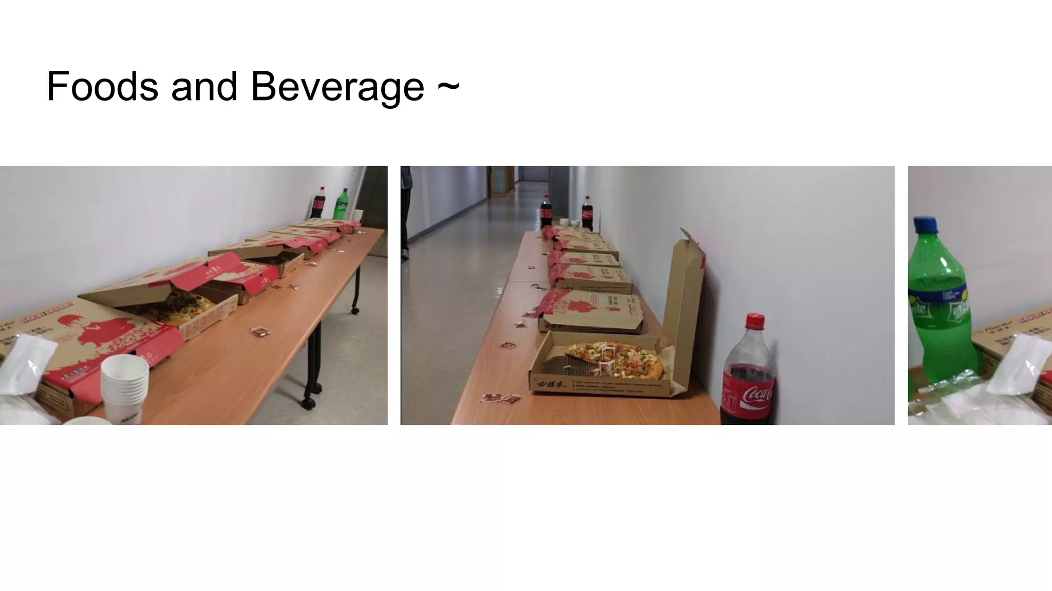 Foods and Beverage ~
 