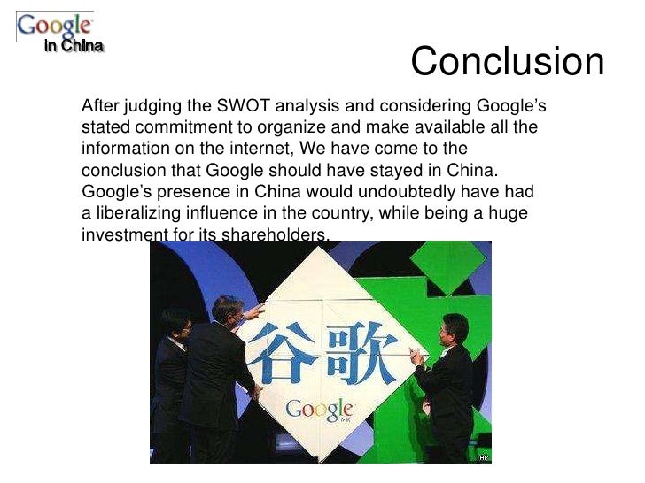 google in china case study summary