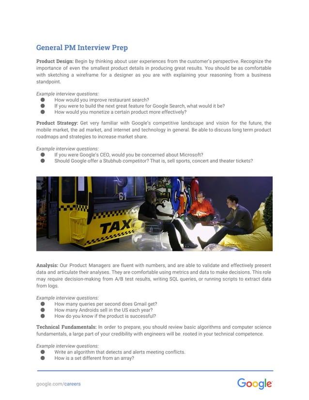 Google Interview Prep Guide Product Manager | PDF