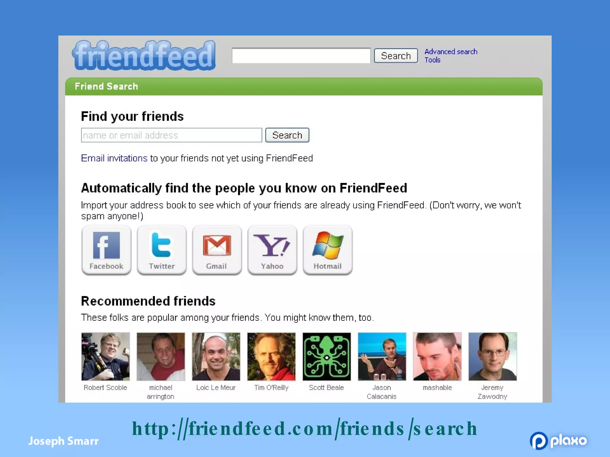 http:// friendfeed.com /friends/search 