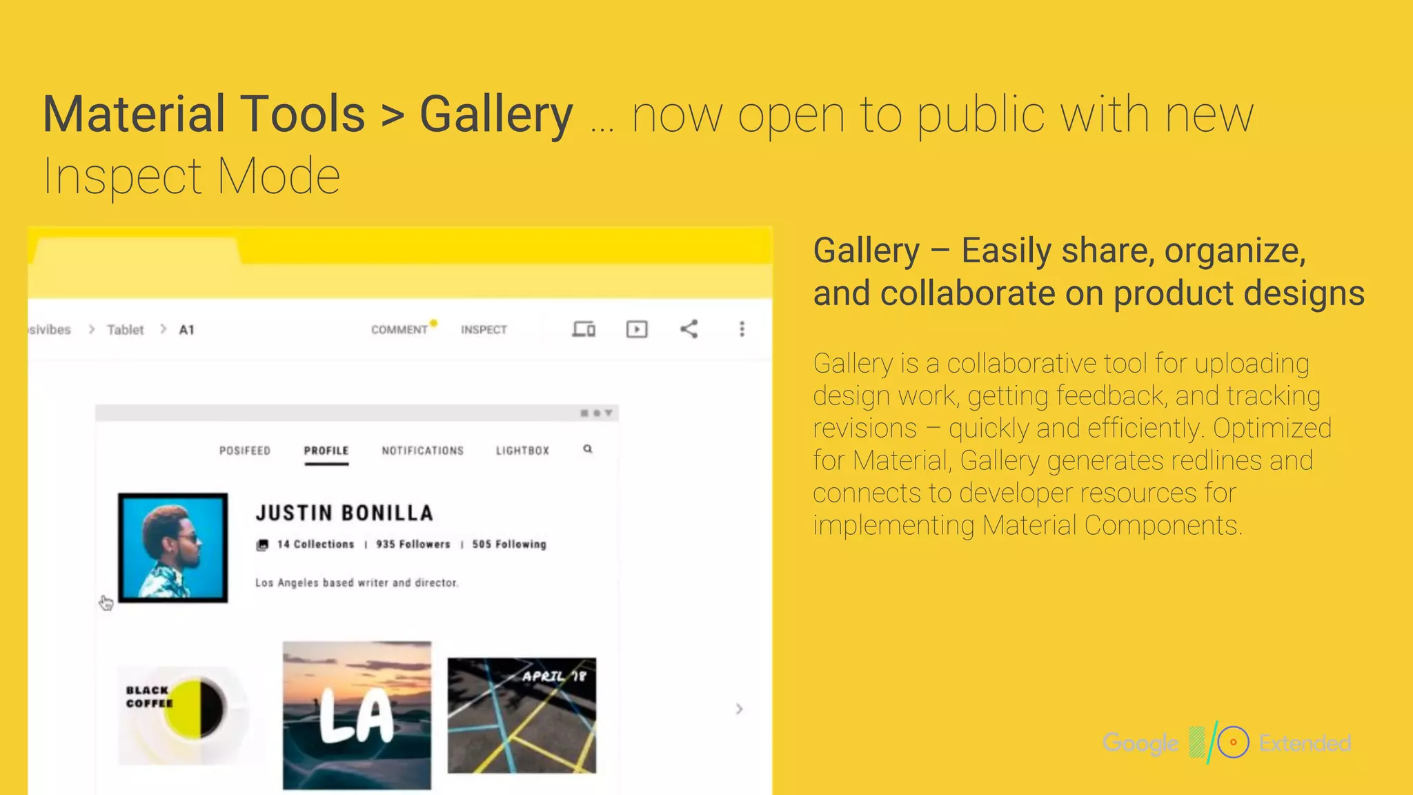 Material Tools > Gallery
Gallery – Easily share, organize,
and collaborate on product designs
 