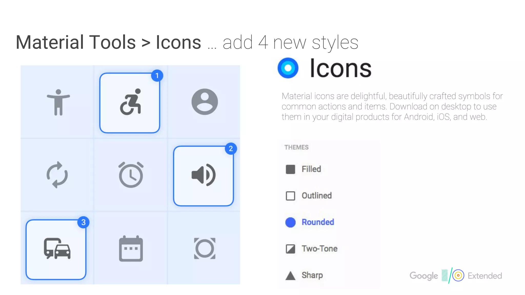 Material Tools > Icons
 