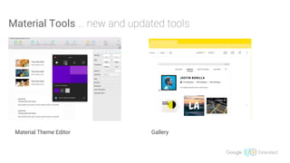 Material Tools > Material Theme Editor
Material Theme Editor – Create
and customize your Material
theme
 