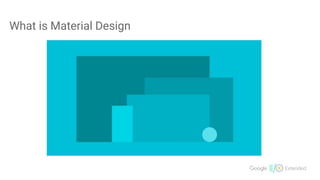Introduced at Google I/O 2014 as the universal design
language for the digital age.
© TechCrunch
“Google I/O：デザインでもAppleに対...