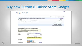 Buy now Button & Online Store Gadget 
