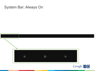 Action Bar



Home/Up   Navigation          Actions




                       Text
                                      ...