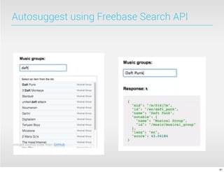 Autosuggest using Freebase Search API
41
 