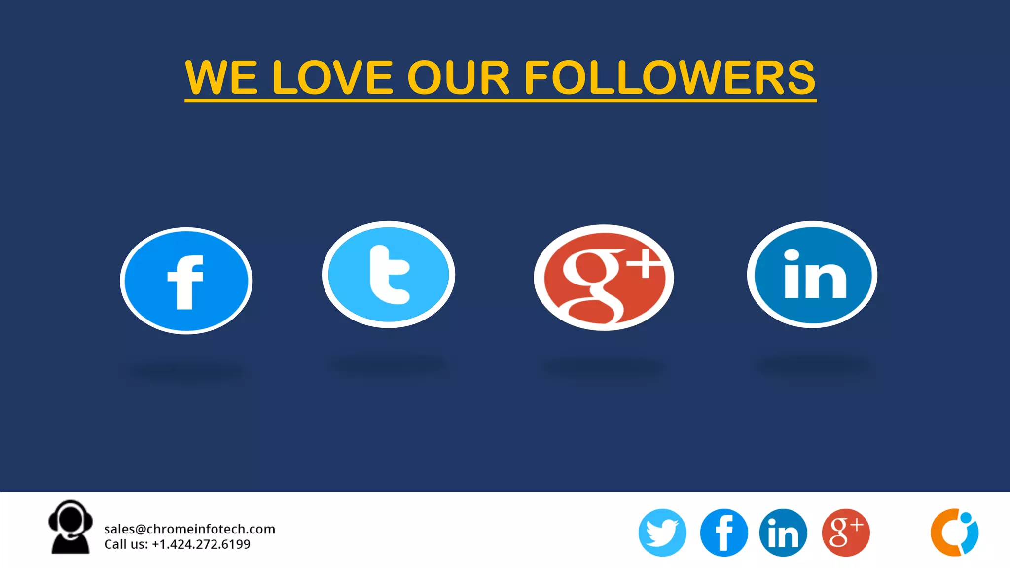 WE LOVE OUR FOLLOWERS
 