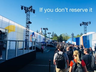 If you don’t reserve it
 