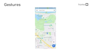 Gestures home
 