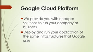 Google AppEngine and Cloud Endpoint | PPTX