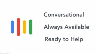 Conversational
Always Available
Ready to Help
Carter Jensen / 2017
 