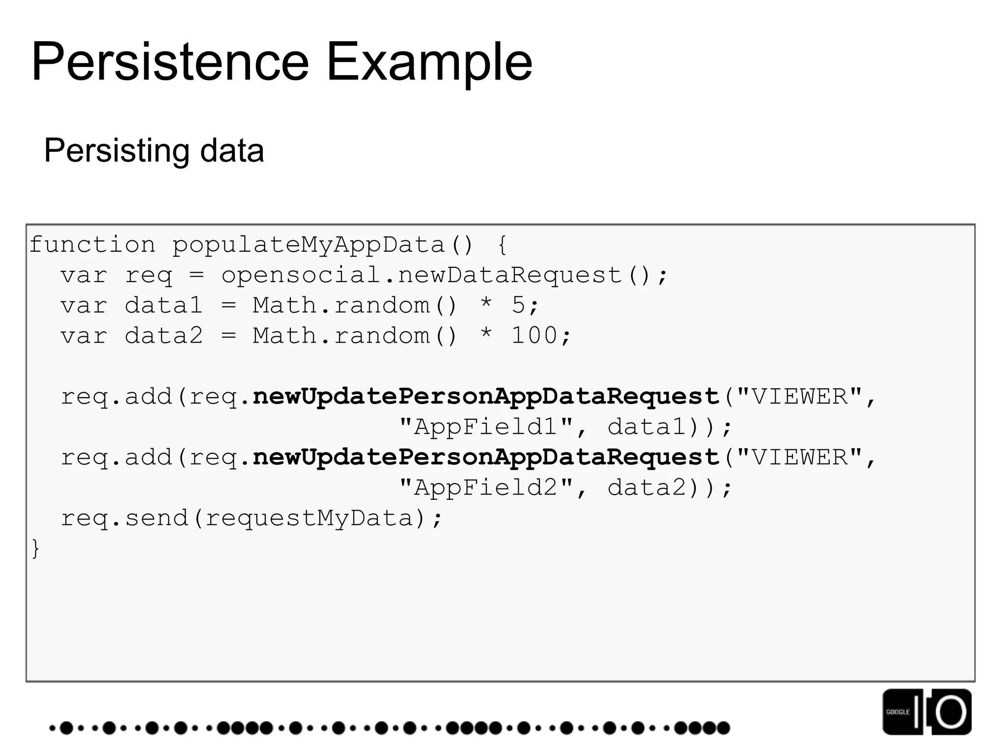 Google IO 2008 - Opensocial, a Standard for the Social Web