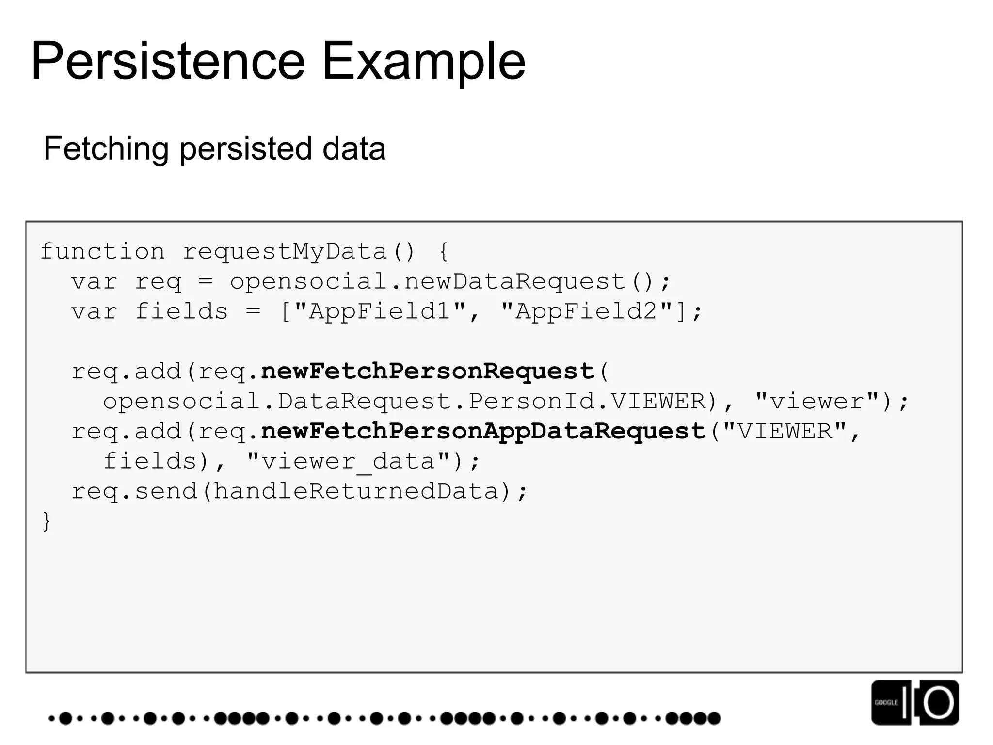 Google IO 2008 - Opensocial, a Standard for the Social Web
