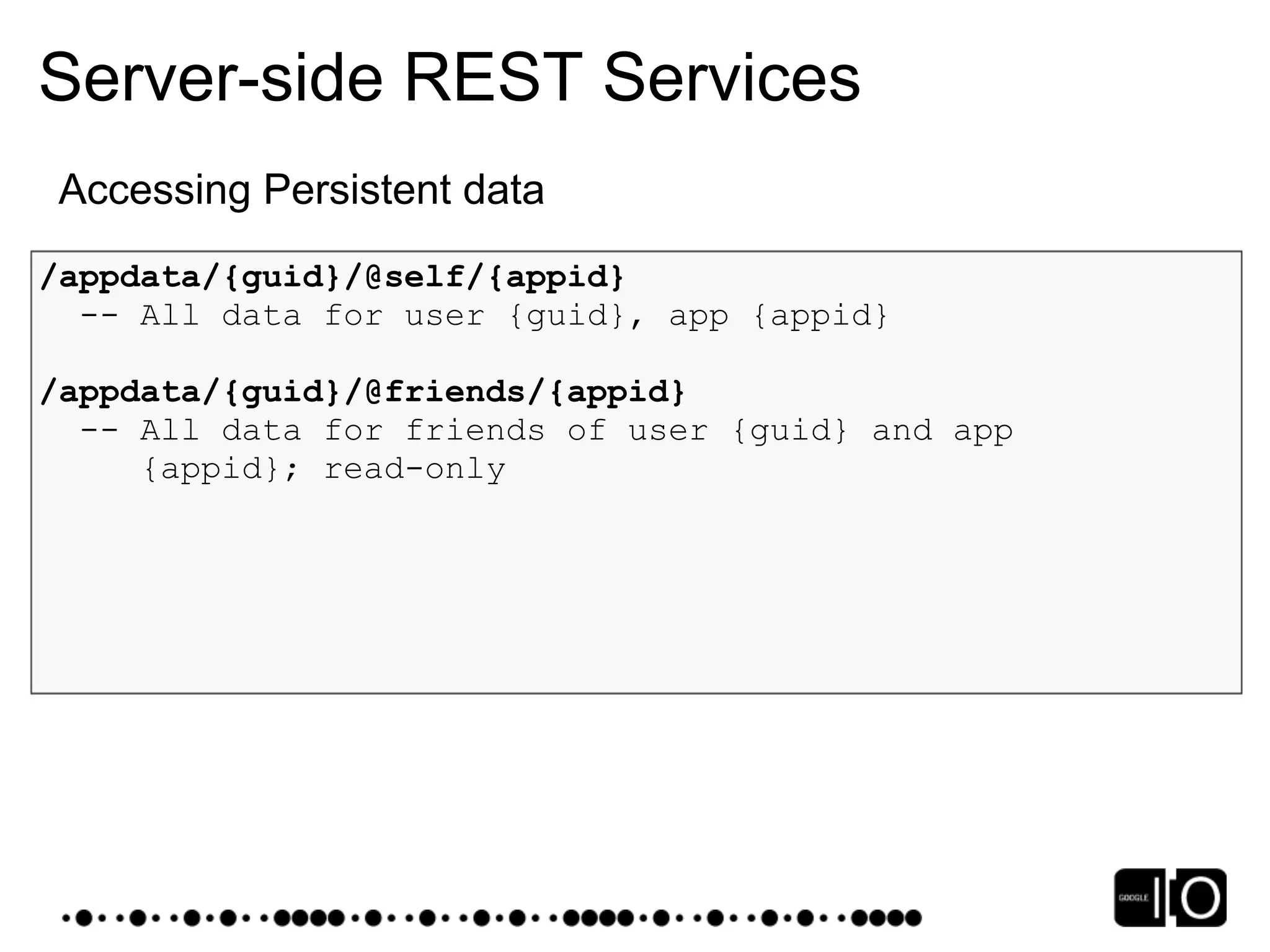 Google IO 2008 - Opensocial, a Standard for the Social Web