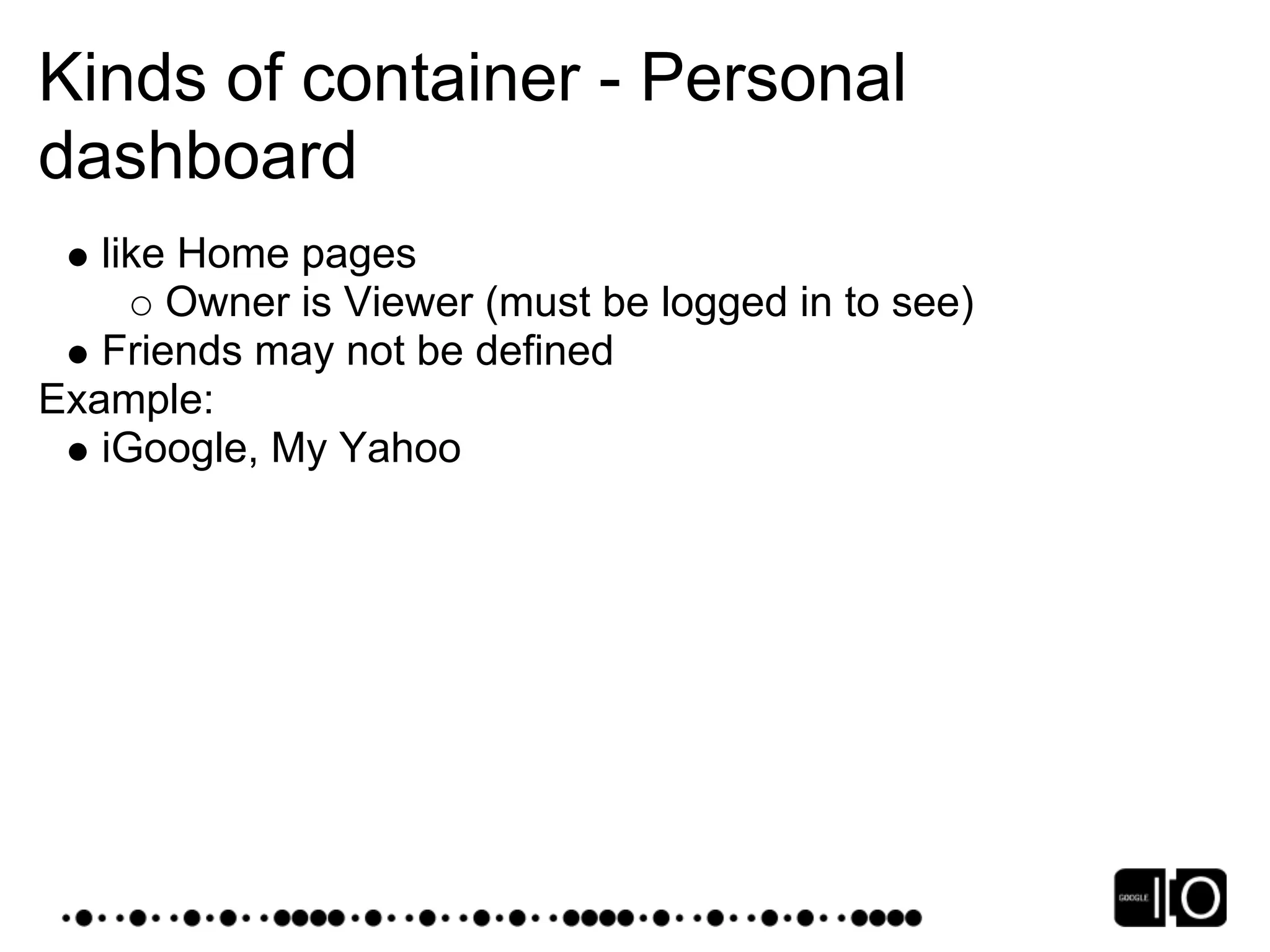Google IO 2008 - Opensocial, a Standard for the Social Web