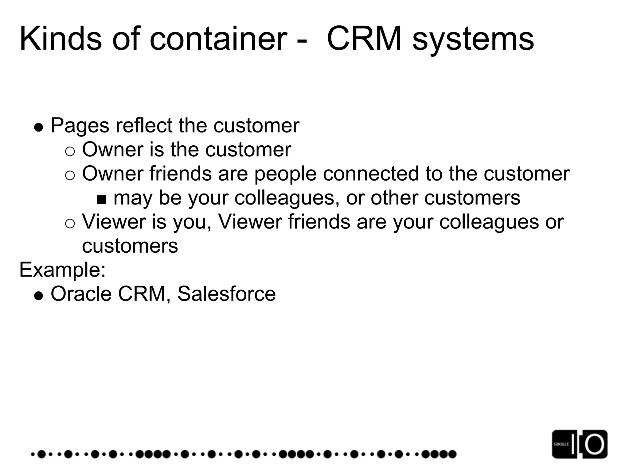 Google IO 2008 - Opensocial, a Standard for the Social Web