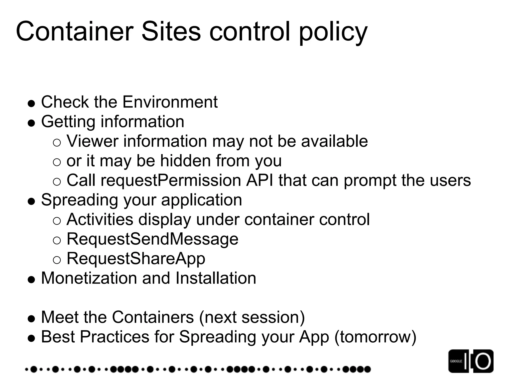 Google IO 2008 - Opensocial, a Standard for the Social Web