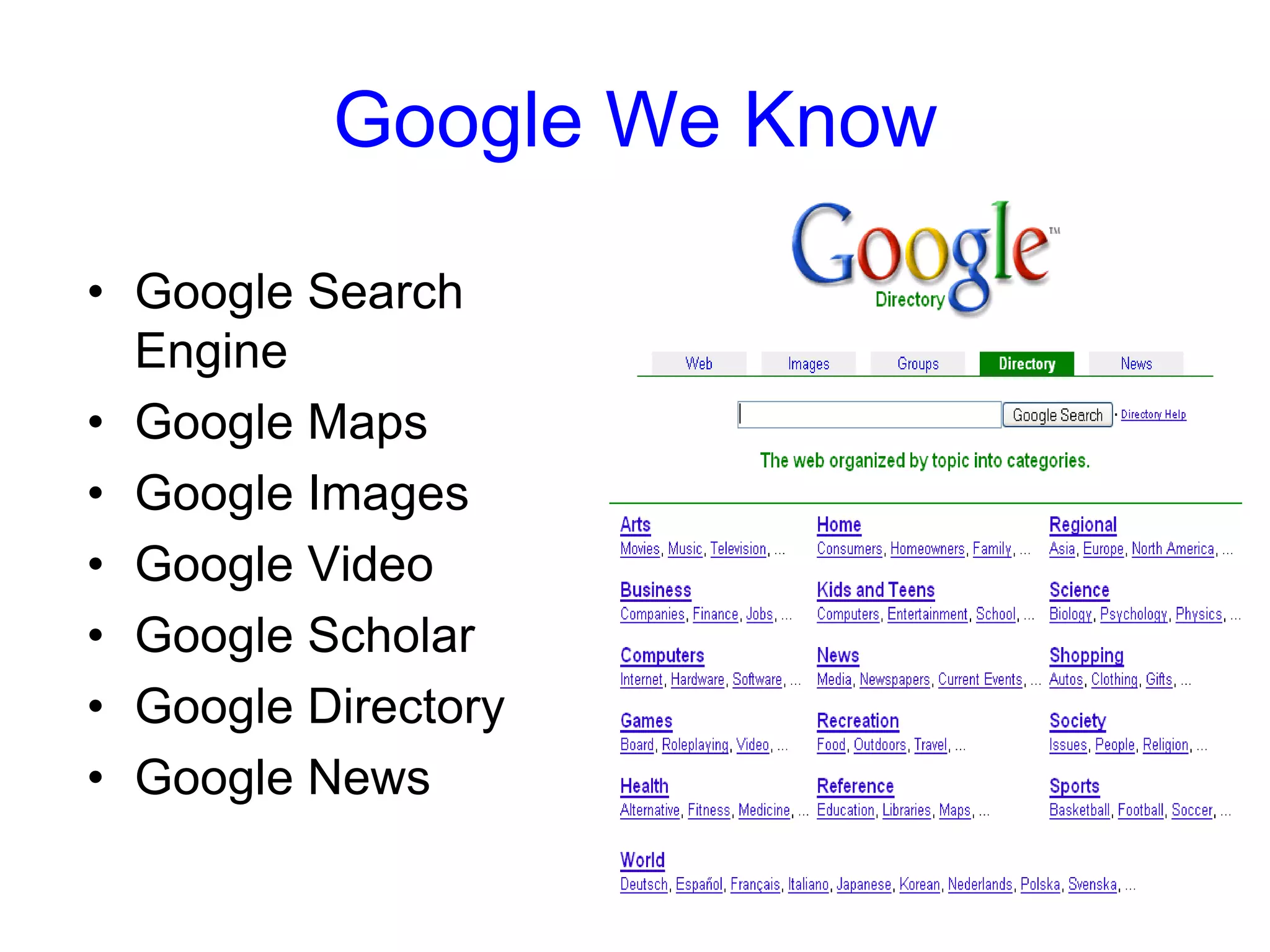 Google Its Not Just A Search Engine