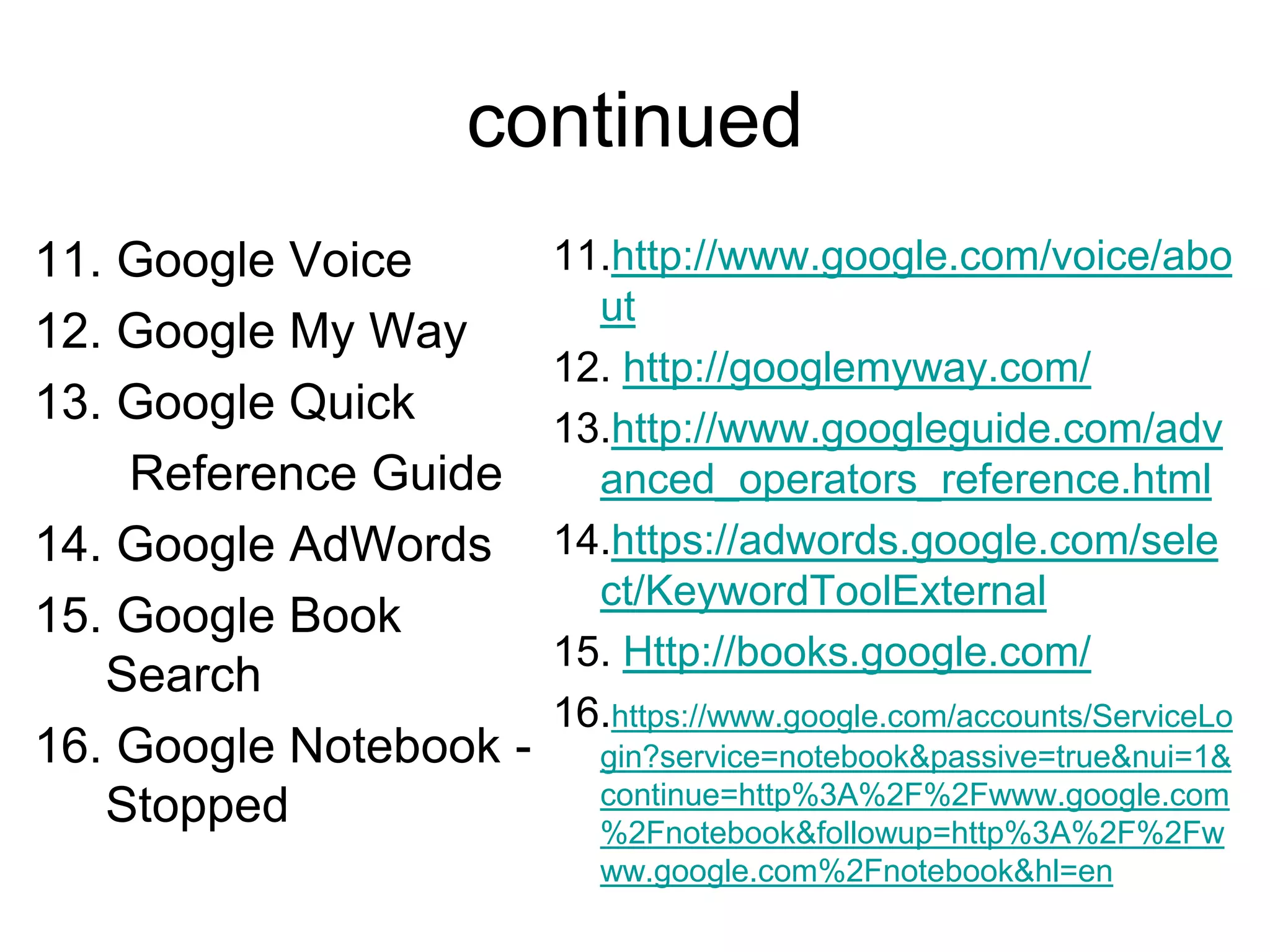 Google Its Not Just A Search Engine