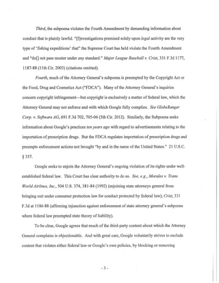 Google v. Mississippi AG 