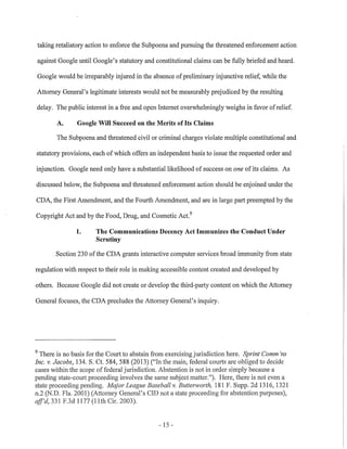 Google v. Mississippi AG 