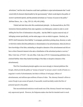 Google v. Mississippi AG 