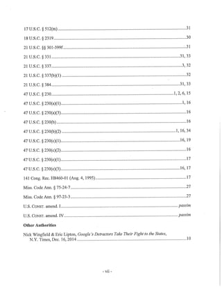 Google v. Mississippi AG 