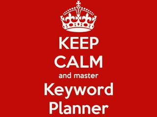 Google Keyword Planner - New Keyword Research Tool by Google