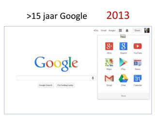 >15 jaar Google 2013
 
