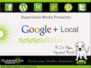 Supernova Media Presents:



                     +
Local Pages
 