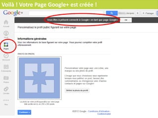 Voilà ! Votre Page Google+ est créée !
 