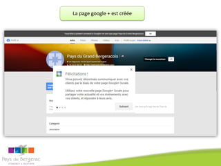 La page google + est créée

 